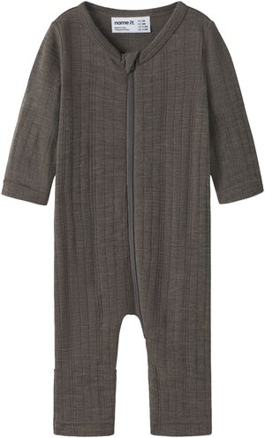NBMWANG WOOL NEEDLE NIGHTSUIT SOLID