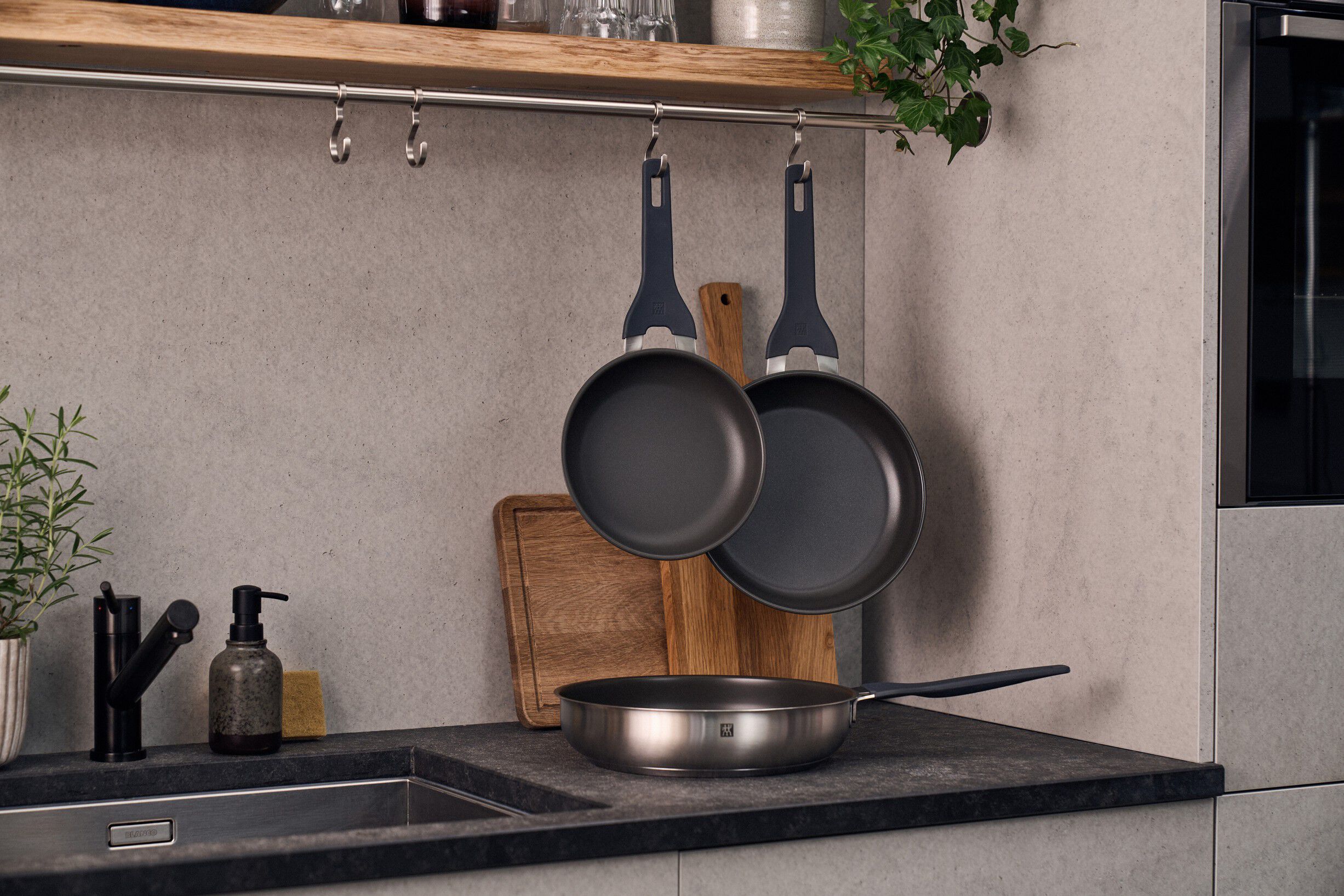 Simplify Stekpanna, 20 cm, 18/10 Rostfritt st&aring;l, Keramisk bel&auml;ggning