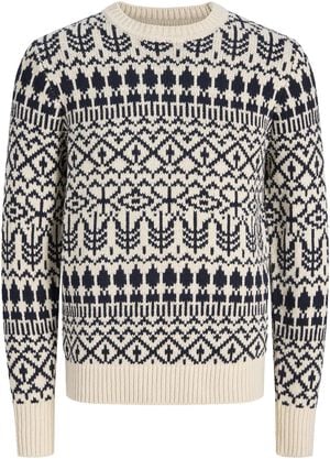 JPRBLUCLARK KNIT PATTERN CREW NECK