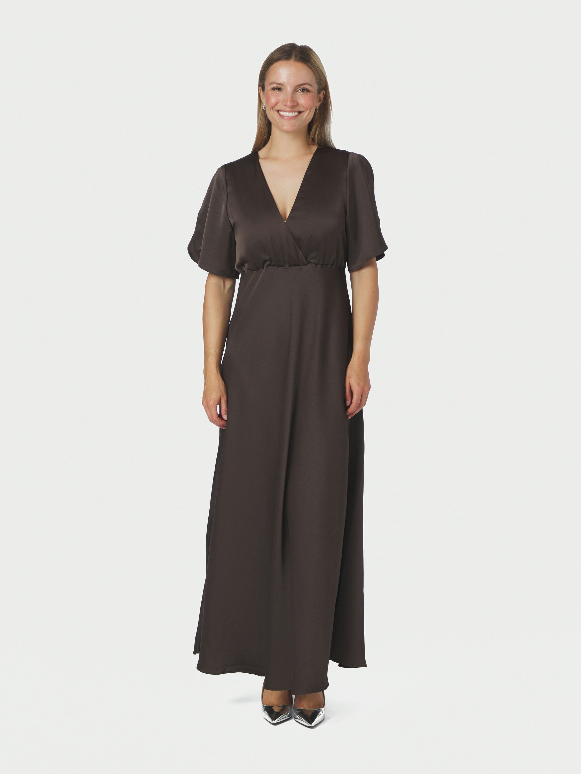 Zelina Heavy Sateen Dress