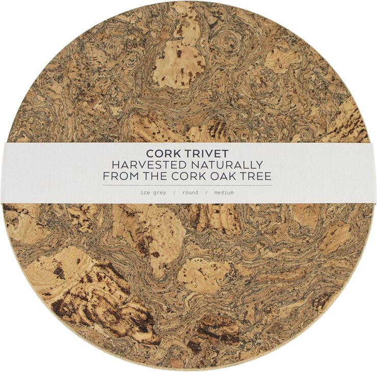 Natural Cork Rund Bordskåner - Medium