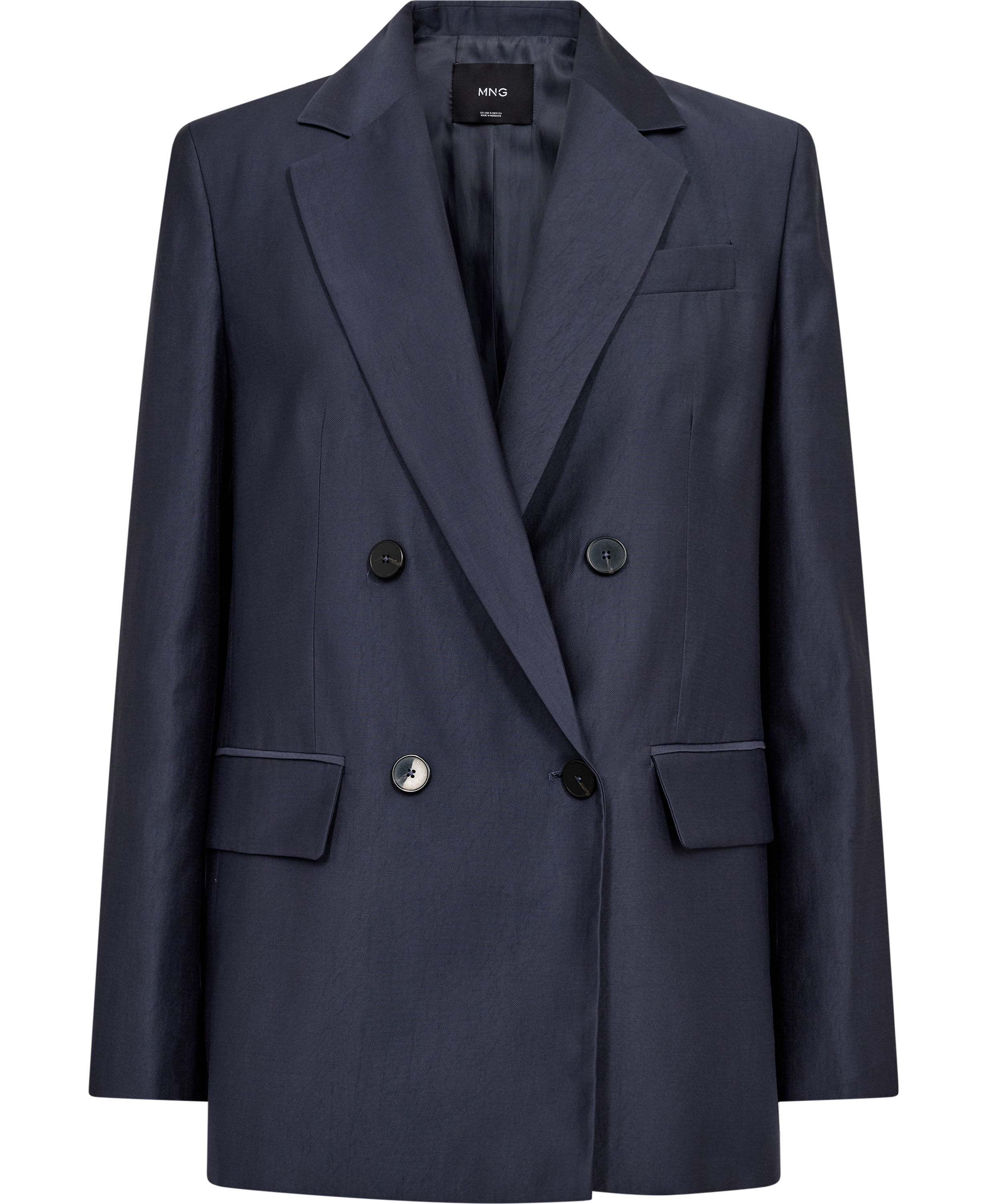 Straight-fit lyocell suit jacket