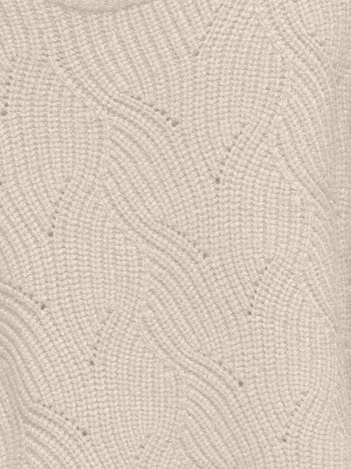 KOGKATIA LS STRUCTURE O-NECK CP KNT