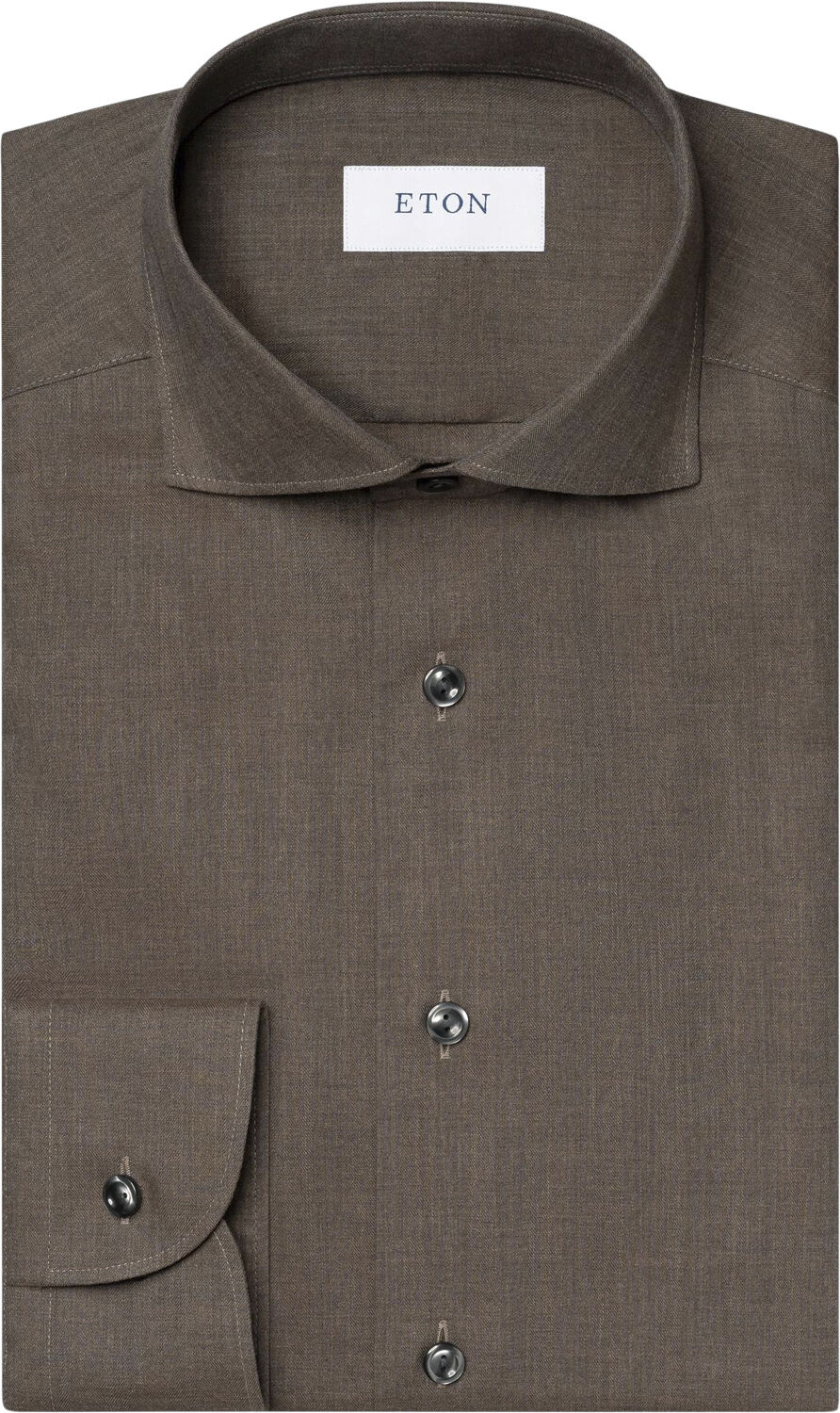 Slim Fit Herringbone Wrinkle Free Flannel Shirt