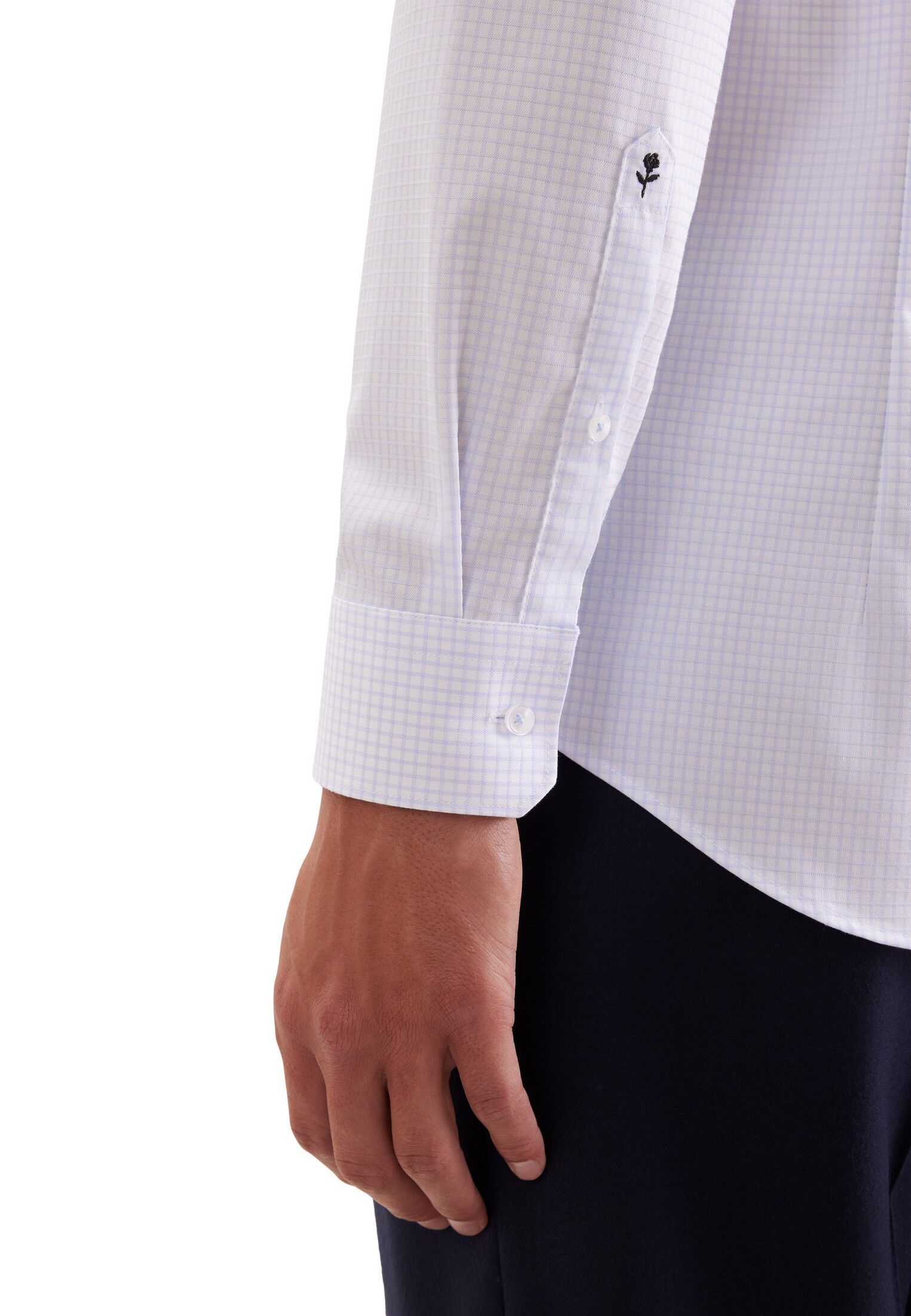 Business shirt Slim 1/1 Button-down Check