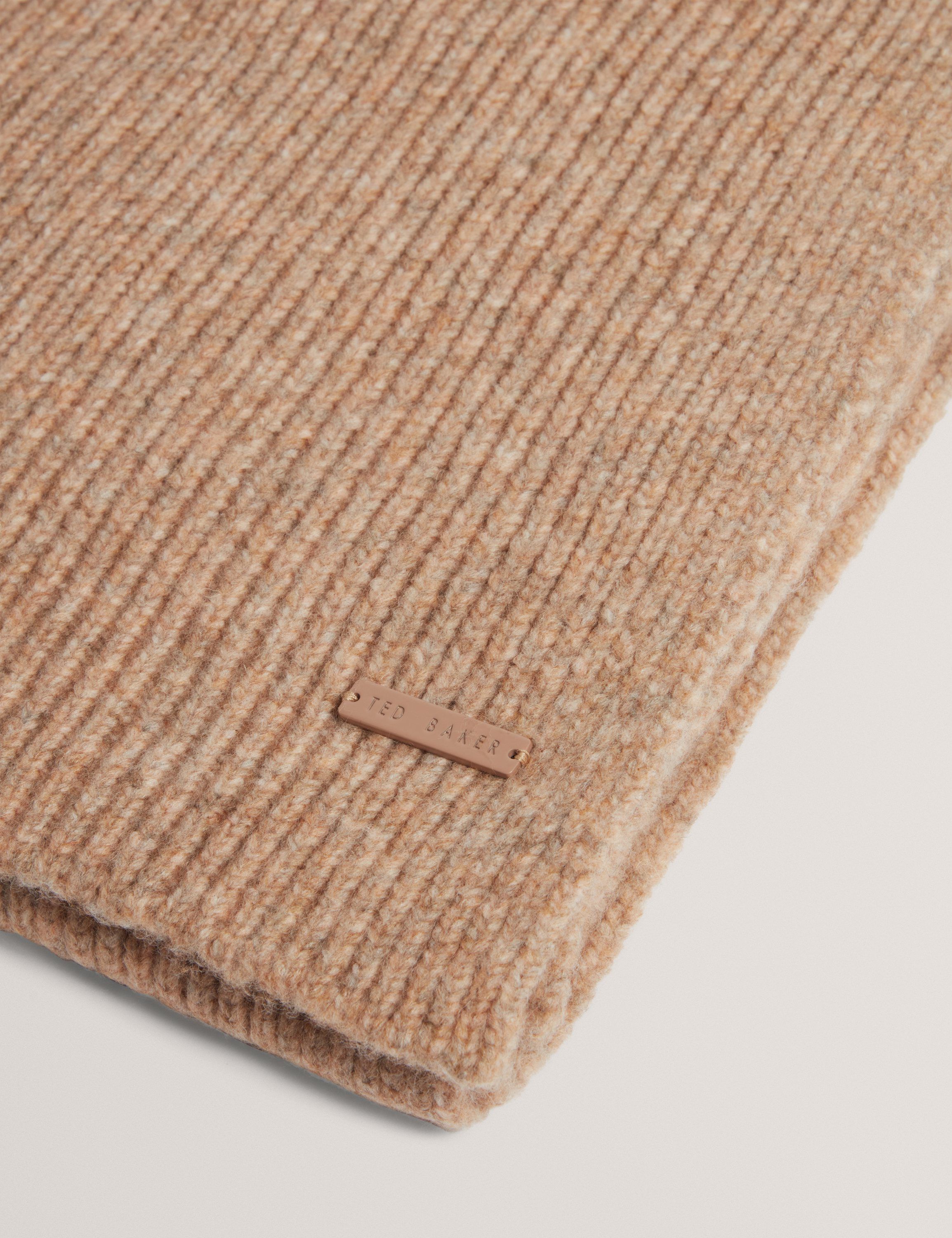 LIDIIES Knitted Ribbed Scarf