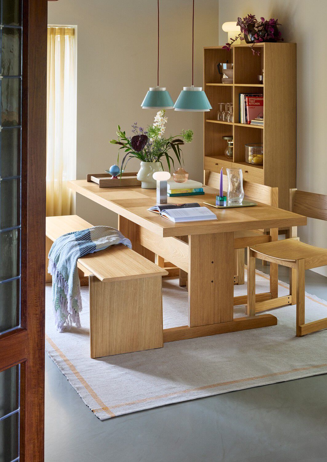 Remi Pendant Blue/Beige