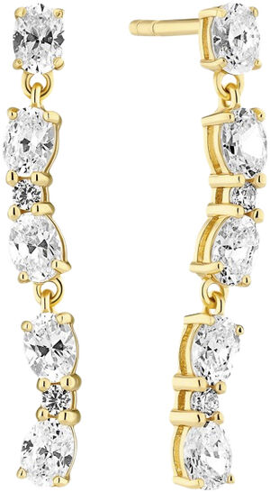 ELLERA OVALE SETTE EARRINGS