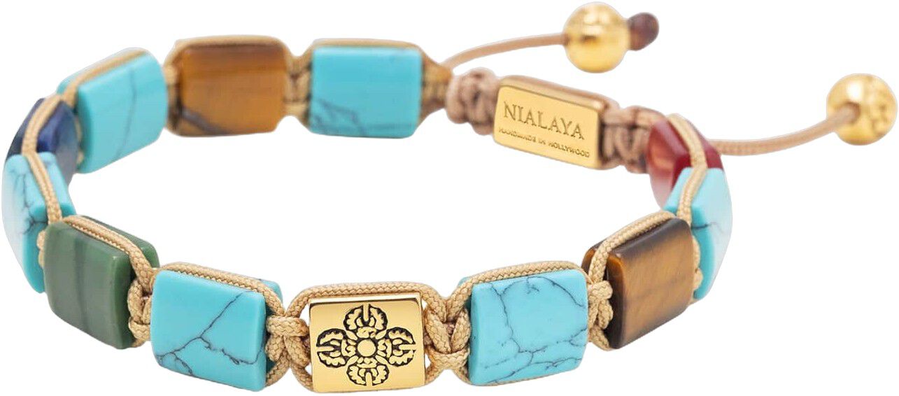 The Dorje Flatbead Collection - Turquoise, Blue Lapis, Carnelian, Brow