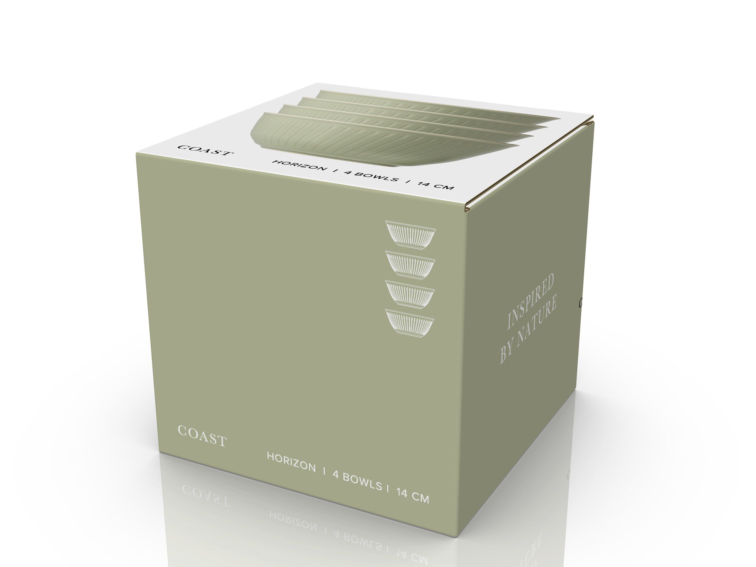 Sk&aring;l Horizon 14 cm 4 st Grass