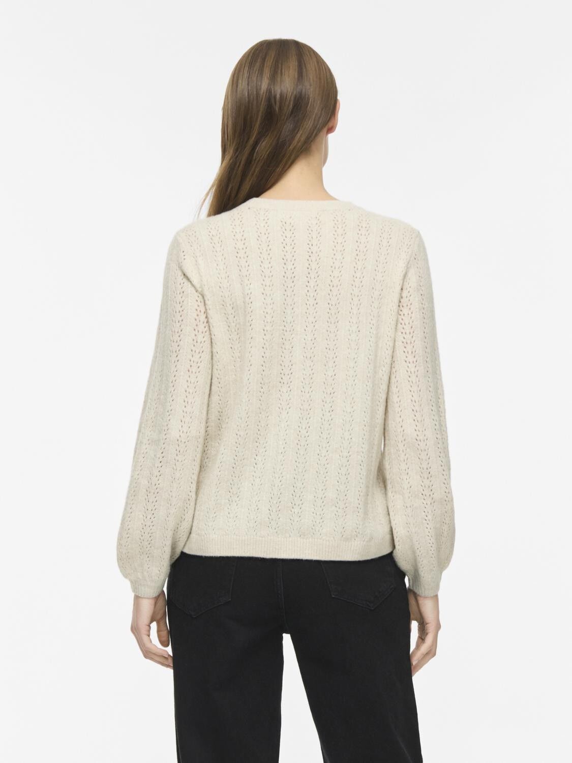 VILIGA POINTELLE L/S O-NECK TOP -NO