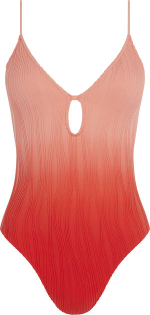Swim One Size Wirefree Plunge T-Shirt Swimsuit