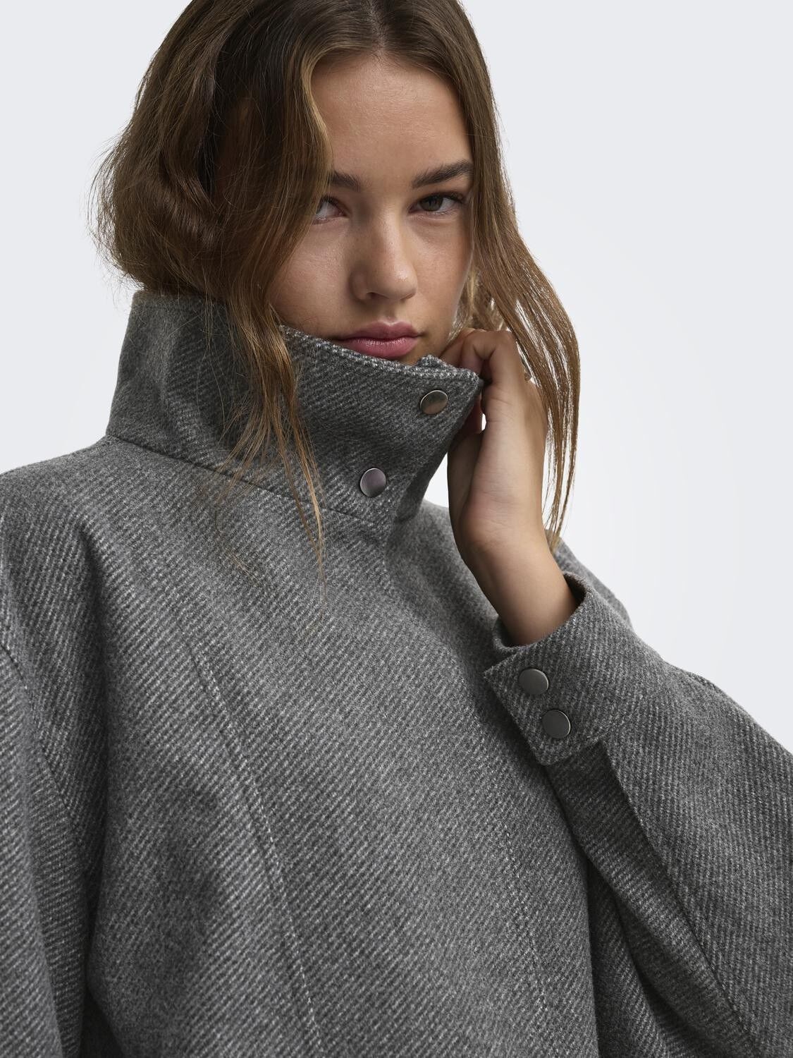 Onlasta High Collar Bomber Jacket Otw
