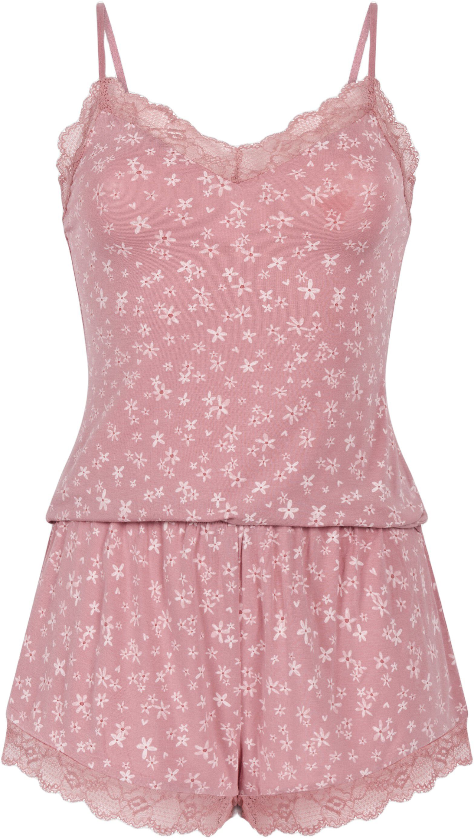 Lace Jersey  Pyjama Set