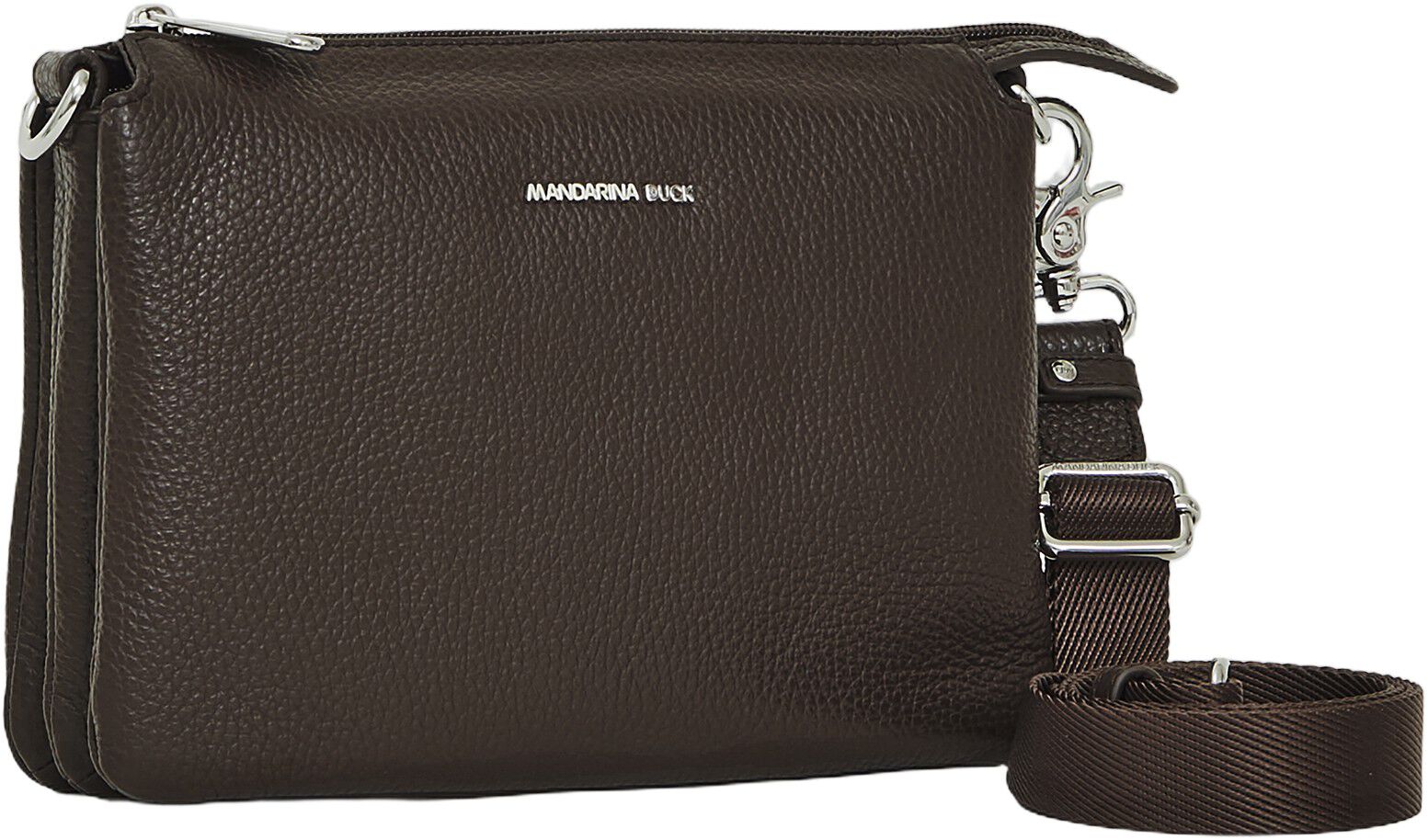 MELLOW LEATHER POCHETTE / ESPRESSO