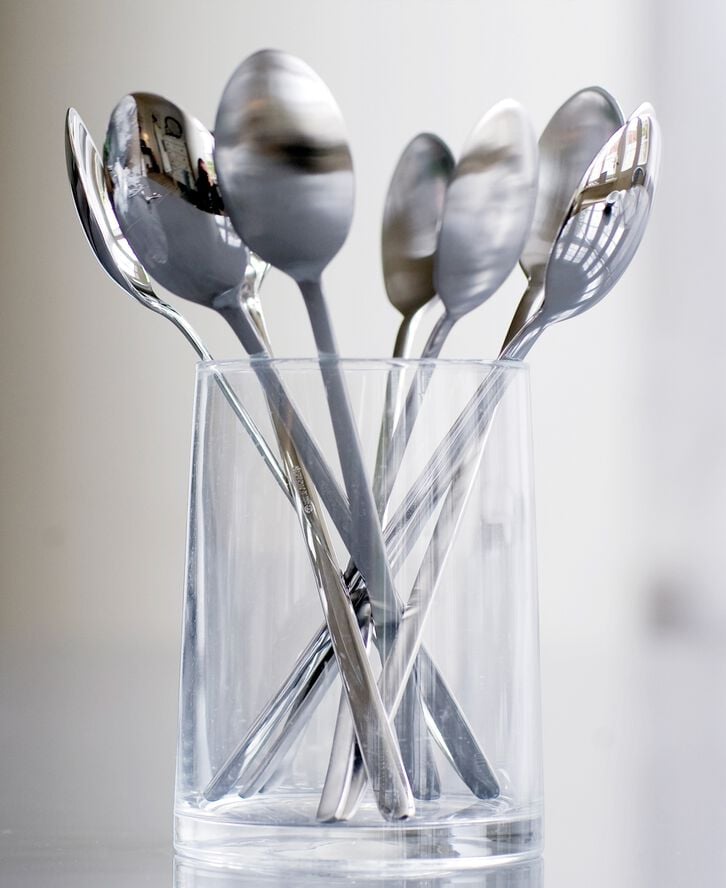 Grand Prix glass-/lattesked