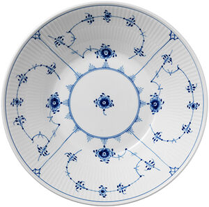 Blue Fluted Plain 24 cm djup tallrik