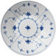Blue Fluted Plain 24 cm djup tallrik