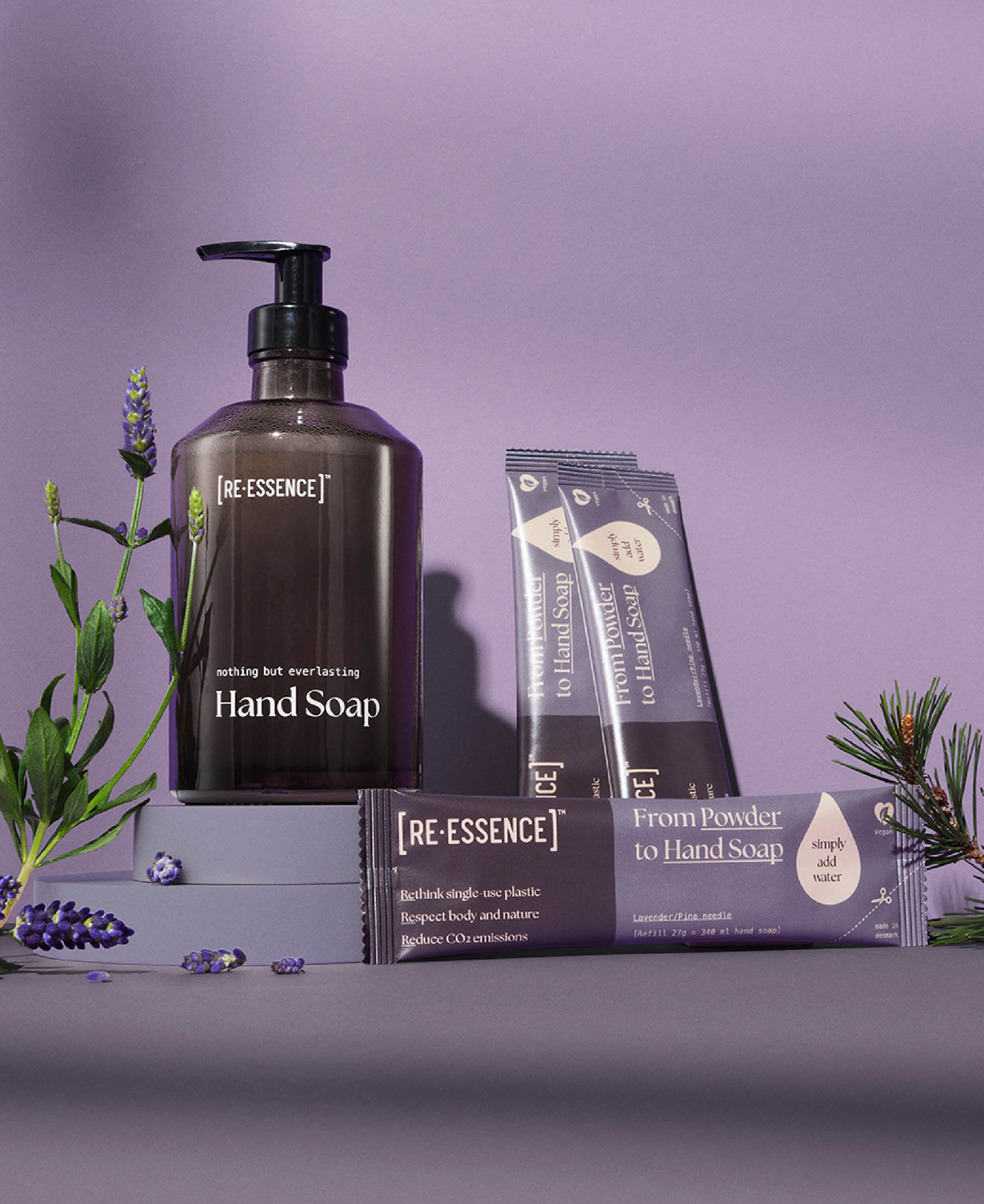 STARTER S&AElig;T LAVENDEL / FYRREN&Aring;L I &AElig;SKE