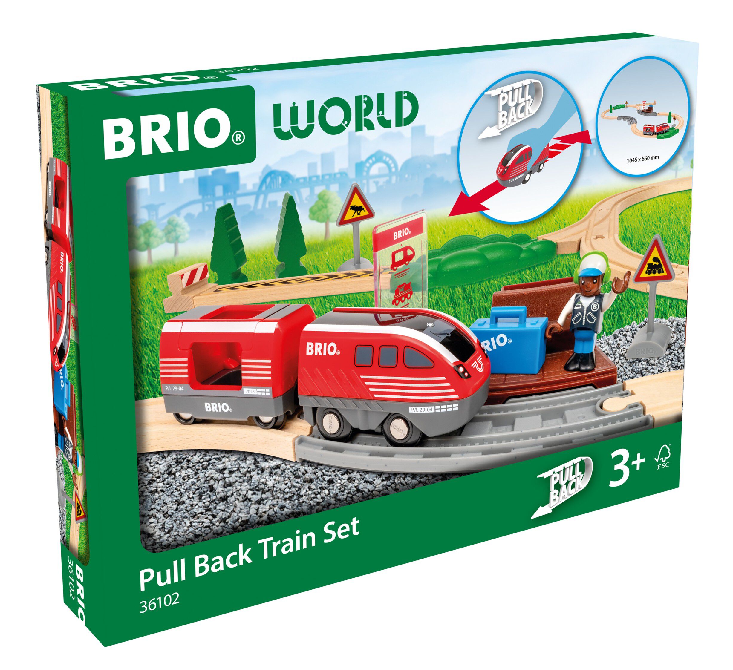 Brio Togs&aelig;t Pull Back