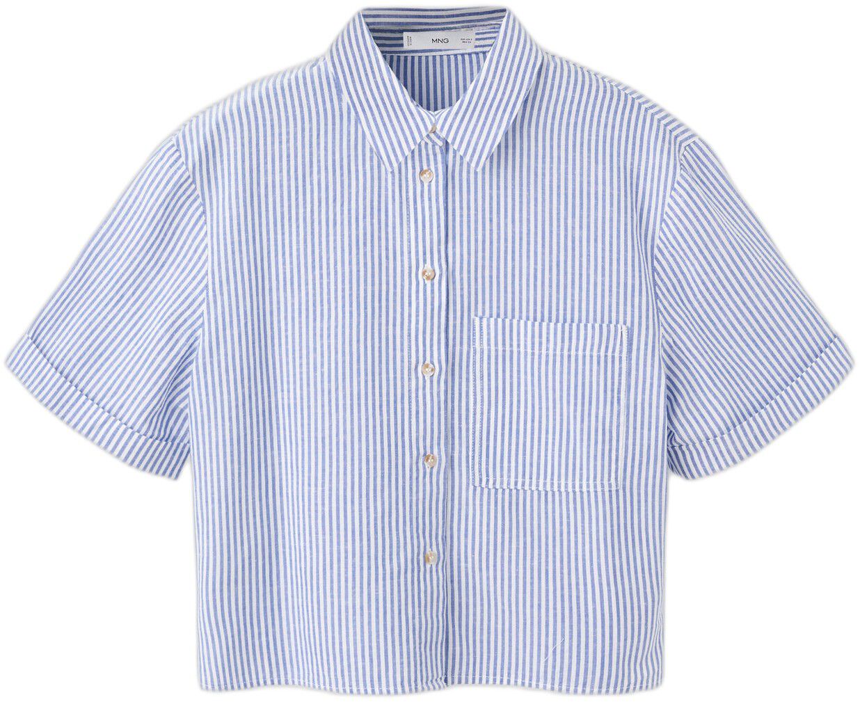 Short sleeve striped shirt