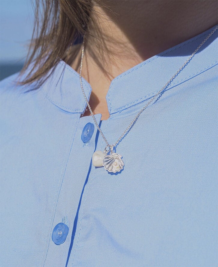 Small Souvenir Heart Pendant, sterling silver