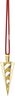 CC 2025 HOLIDAY ORNAMENT CORNET 18KT GOLD PLATED BRASS