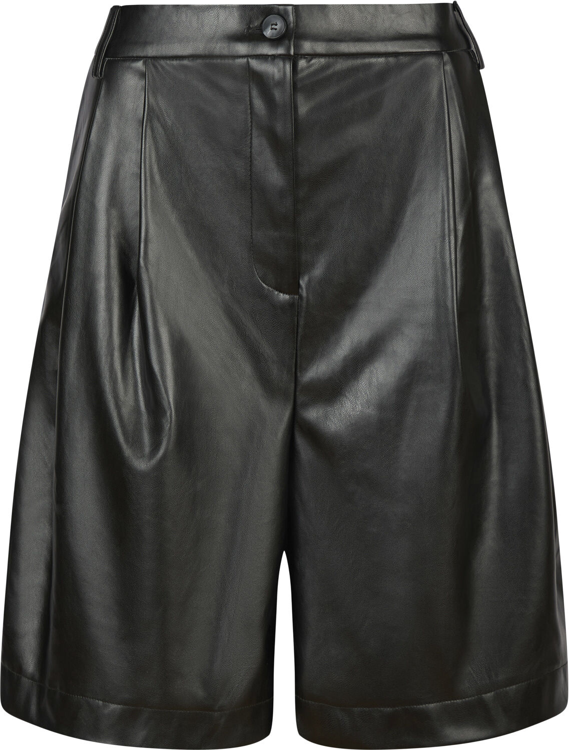 Nika Bermuda PU Shorts