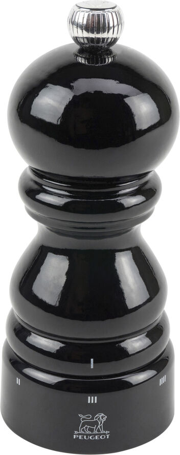 "Saltkvern Paris uS 12 cm Svart lakk Bøk"