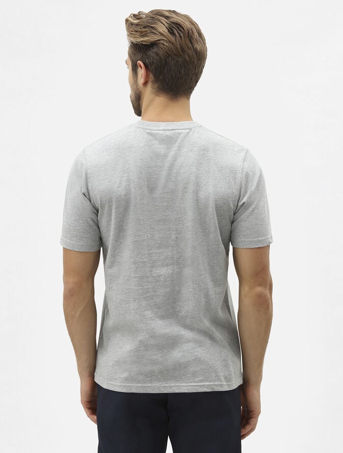 ICON LOGO TEE GREY MELANGE