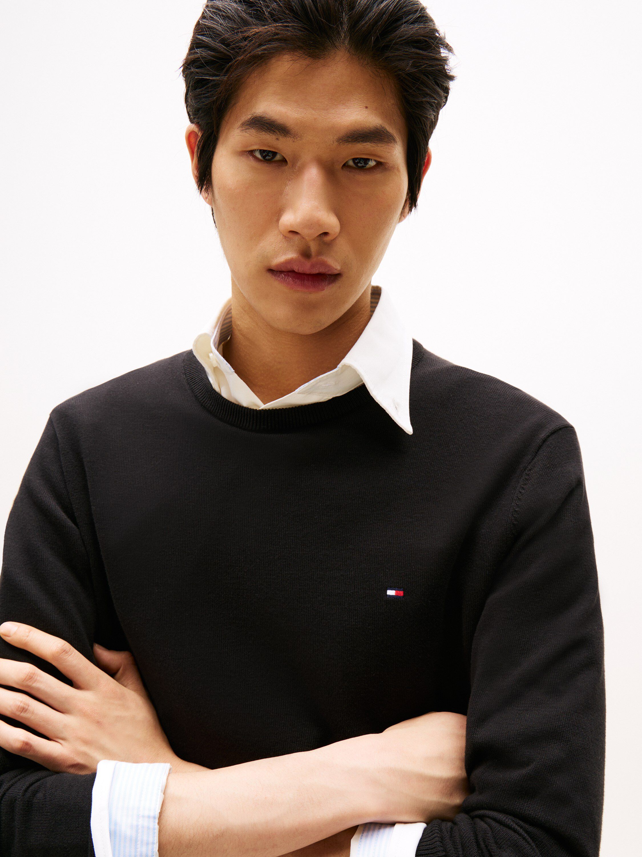 CORE ESSENTIAL COTTON CREW NECK