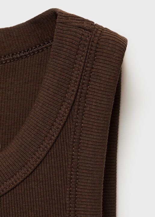 Halter-neck lyocell top