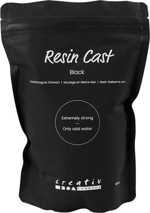Resin Støbemix Sort, 800g.