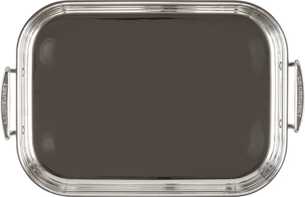 Rektangulær bradepande 3-ply rustfrit stål