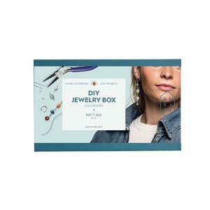 Color Kiss Box - øreringe forsølvet