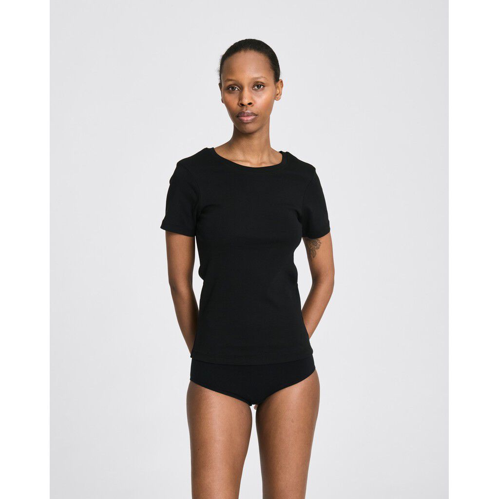 Trille Cotton Top 1x1 Rib Tee GOTS