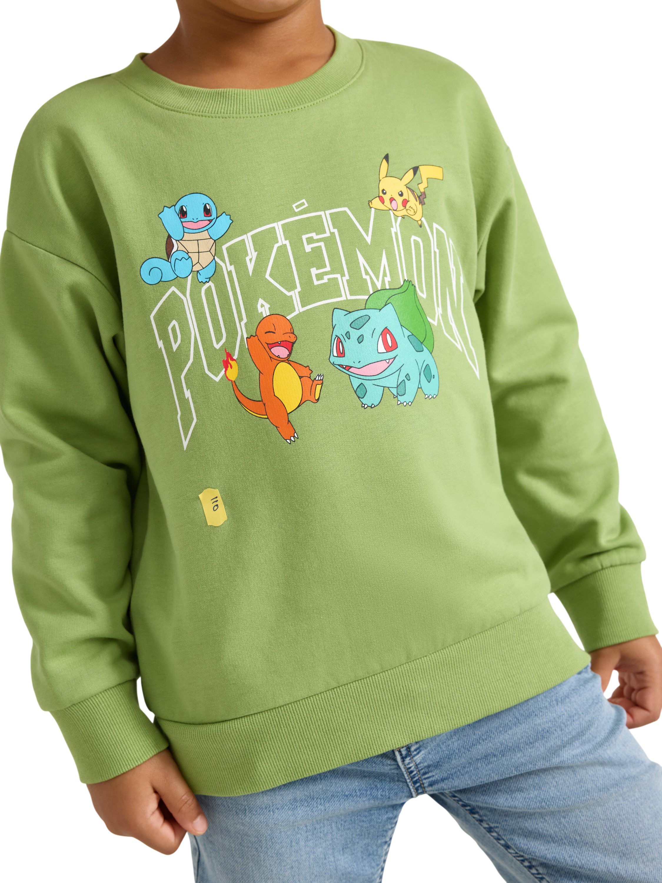 Sweatshirt with brushed inside and