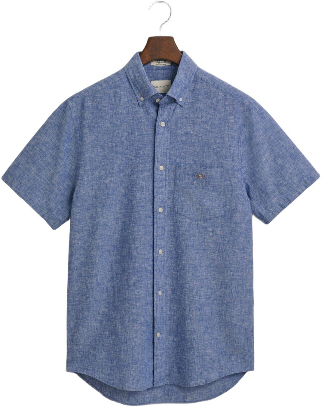 REG COTTON LINEN SS SHIRT