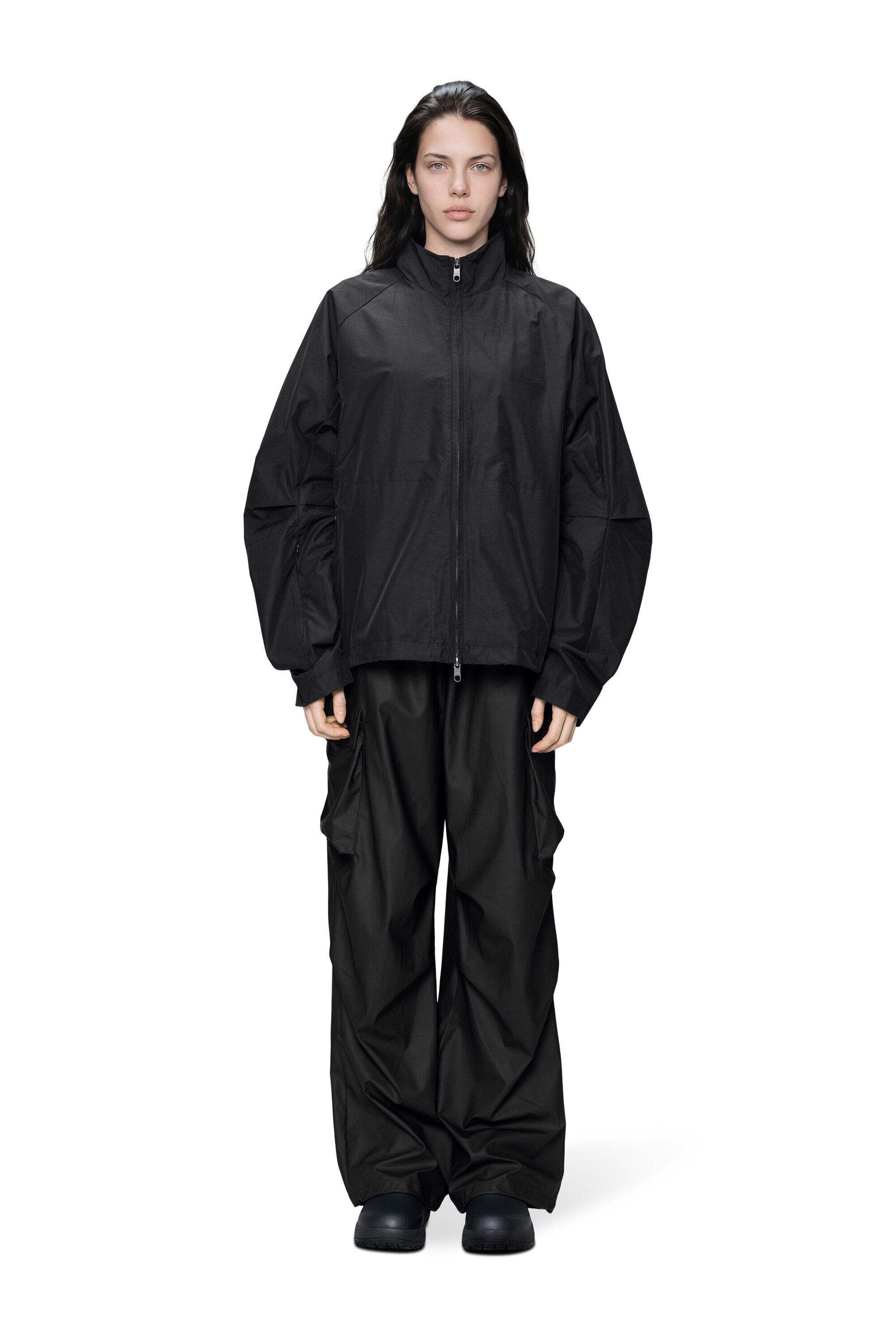 Light Woven Track Top