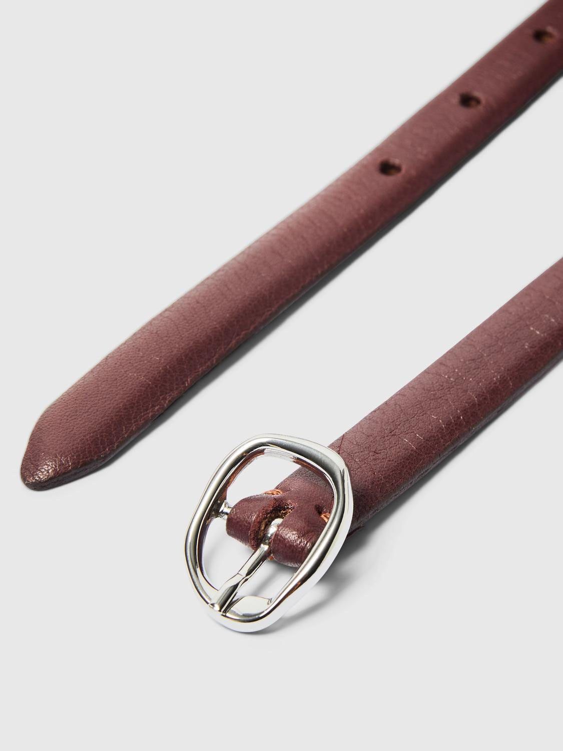 SLFFELINE SLIM LEATHER BELT