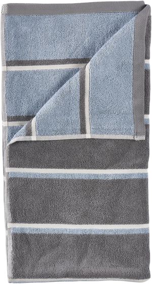 Handduk Sauna 50x100 White/Soft Grey/Eucalyptus