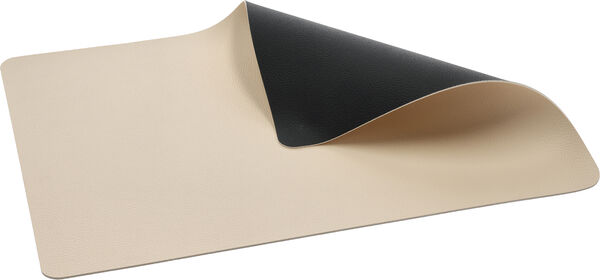 Bordstablett 46 x 33 cm 4 st Svart/Gräddvit