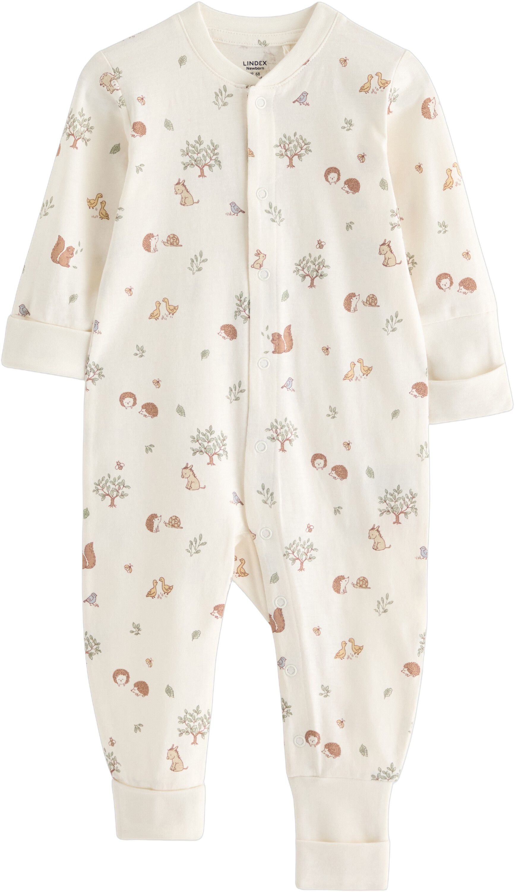 Pyjamas med vikbara muddar