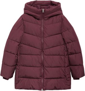 Hood quilted coat