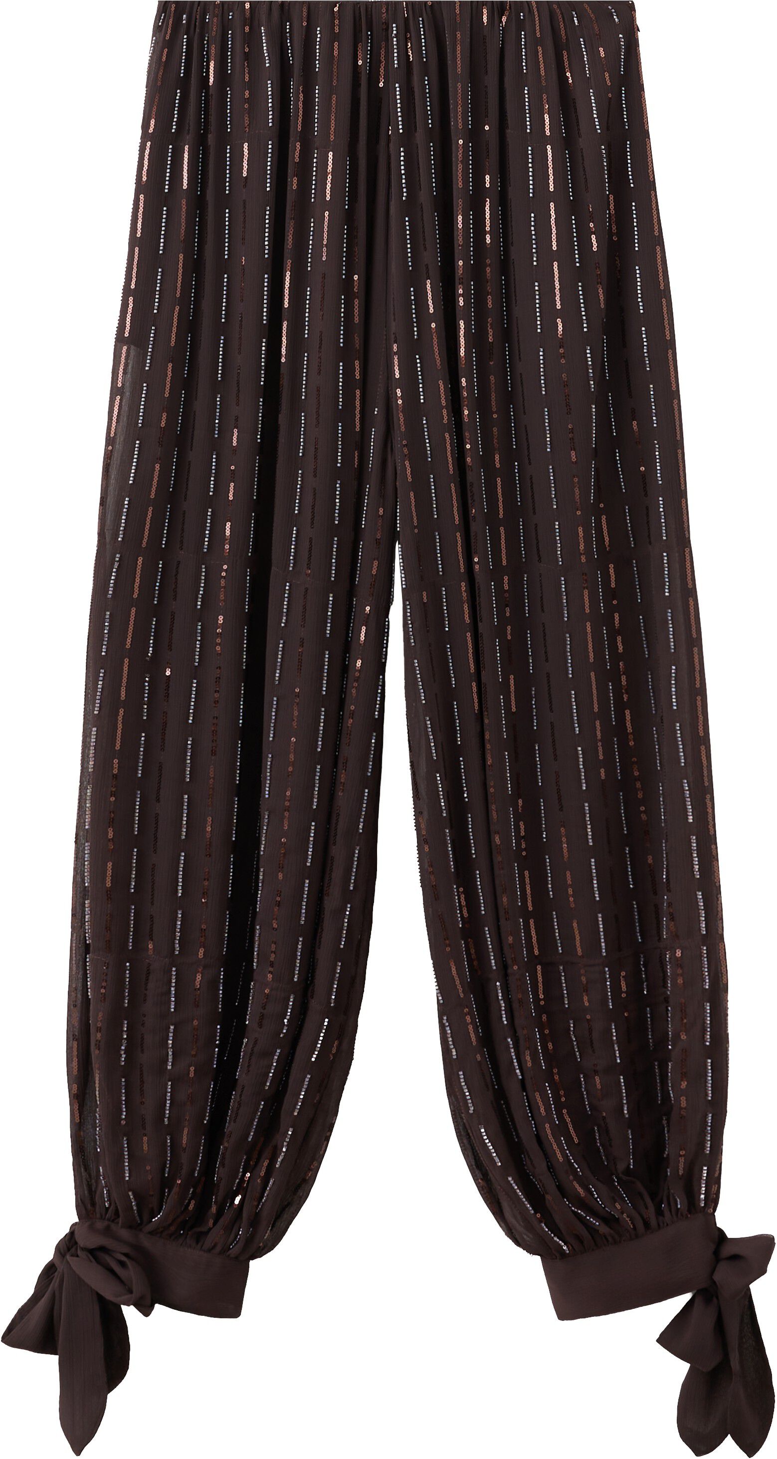 Sequinned harem pants