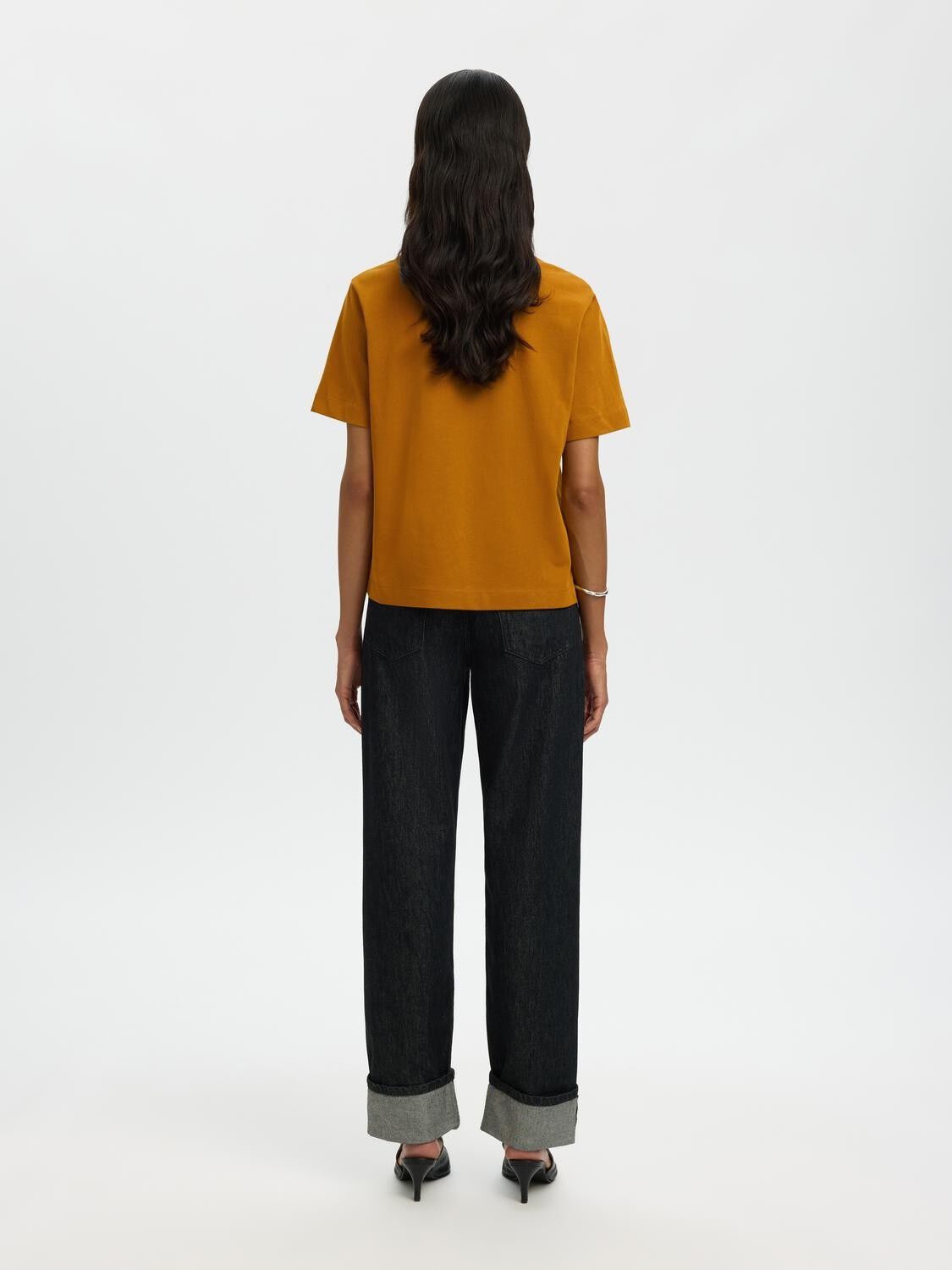 SLFESSENTIAL SS BOXY TEE NOOS