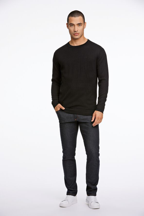 Merino strik med rund hals