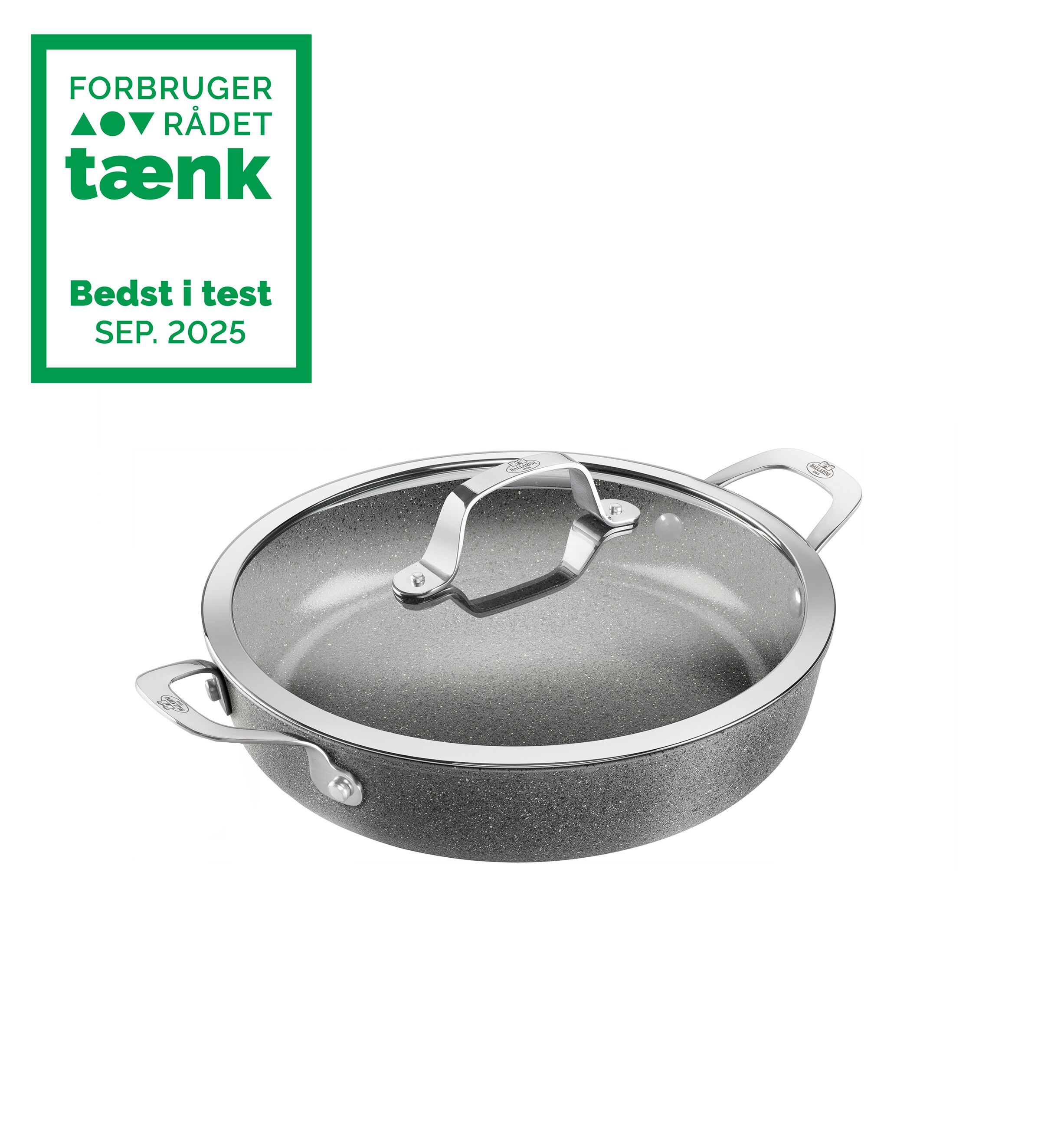 Salina Ceramic Serveringspanna med lock, 28 cm, Aluminum, Titanf&ouml;rst&auml;r