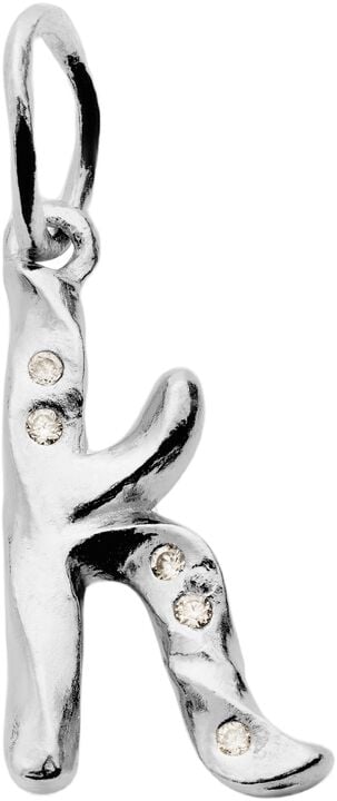 Alphabet Pendant Silver