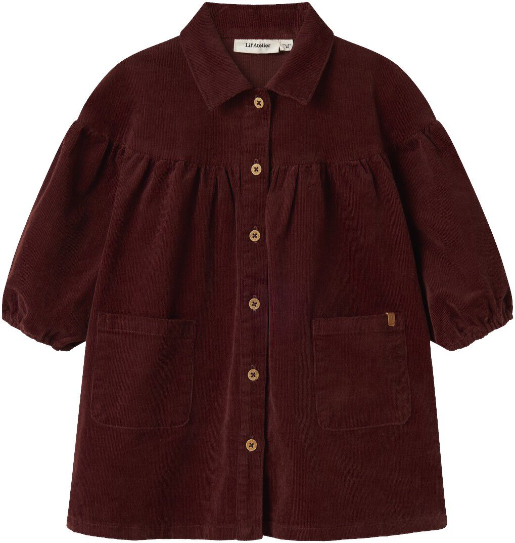 NMFOBERT LOOSE LS CORD DRESS 4122-H